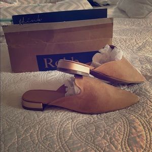 Rohb faux suede mules - size 8.5 - never worn